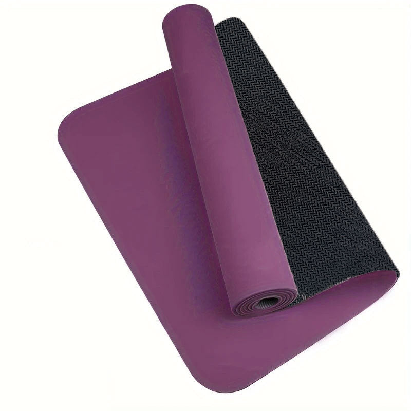 Solid Color Absorbent Fitness Yoga Mat