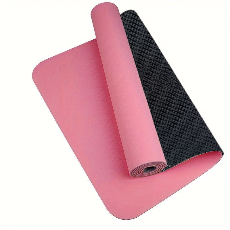 Solid Color Absorbent Fitness Yoga Mat